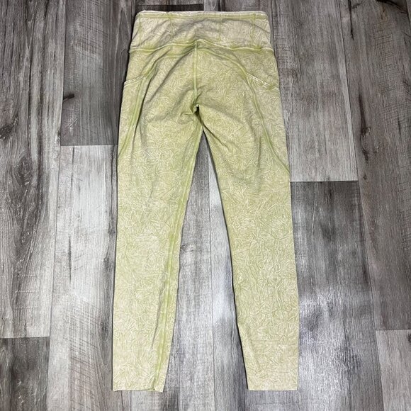 Lululemon Athletic Fast & Free HR Yoga Pants Ice Wash Hazel Green Women’s Sz 6 - Picture 2 of 10
